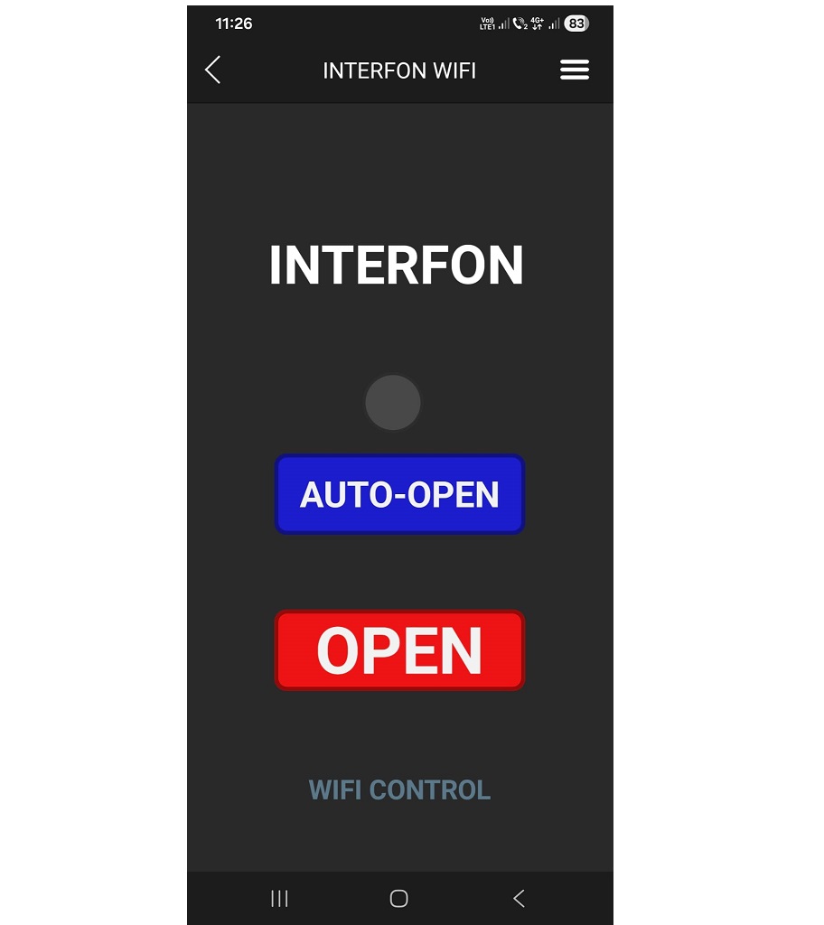 control de pe telefon interfon interada resel